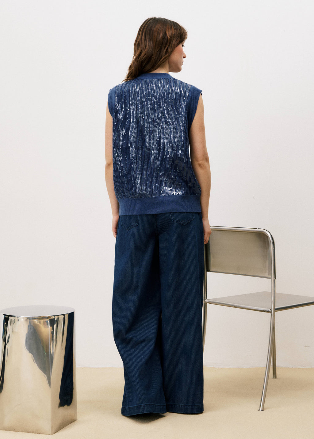 Cardigan Holloway - Bleu Jean