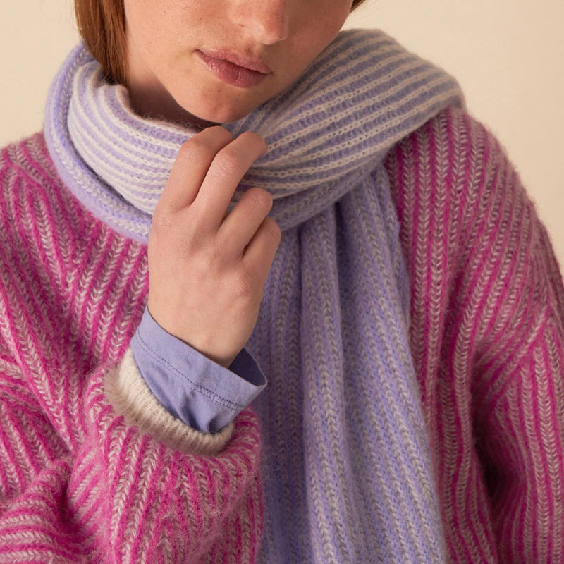 Chopi Scarf - Ecru/Ice