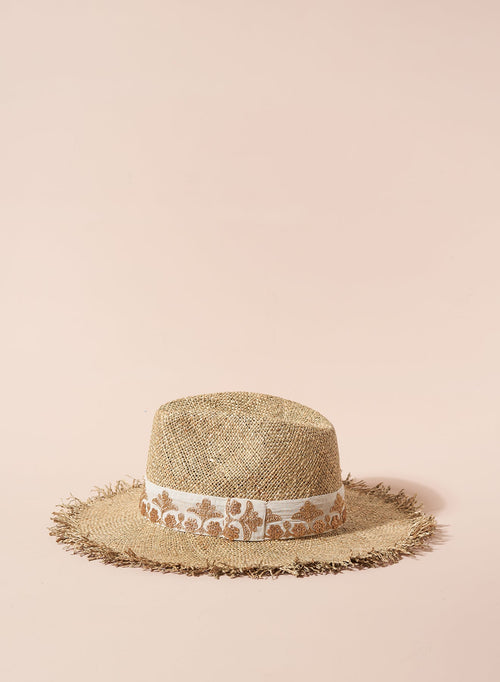 Chapeau Victorio - Blanc Et - Doré
