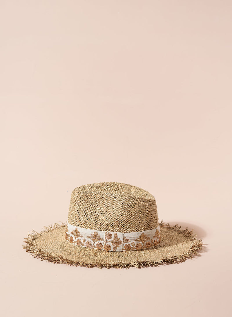 Chapeau Victorio - Blanc Et - Doré