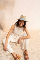 Chapeau Panama - Azur