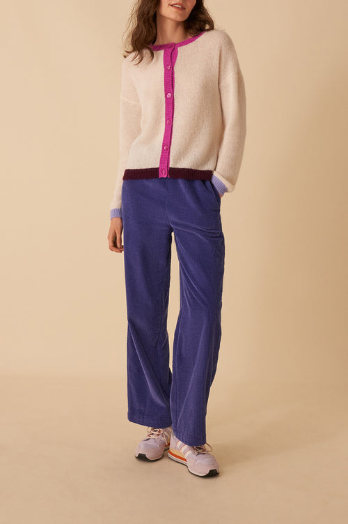 Christen Vest - Ecru/Crush