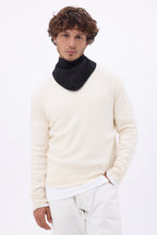 Small Triangle Bandana – Brushed Cashmere Chris - Black - Men