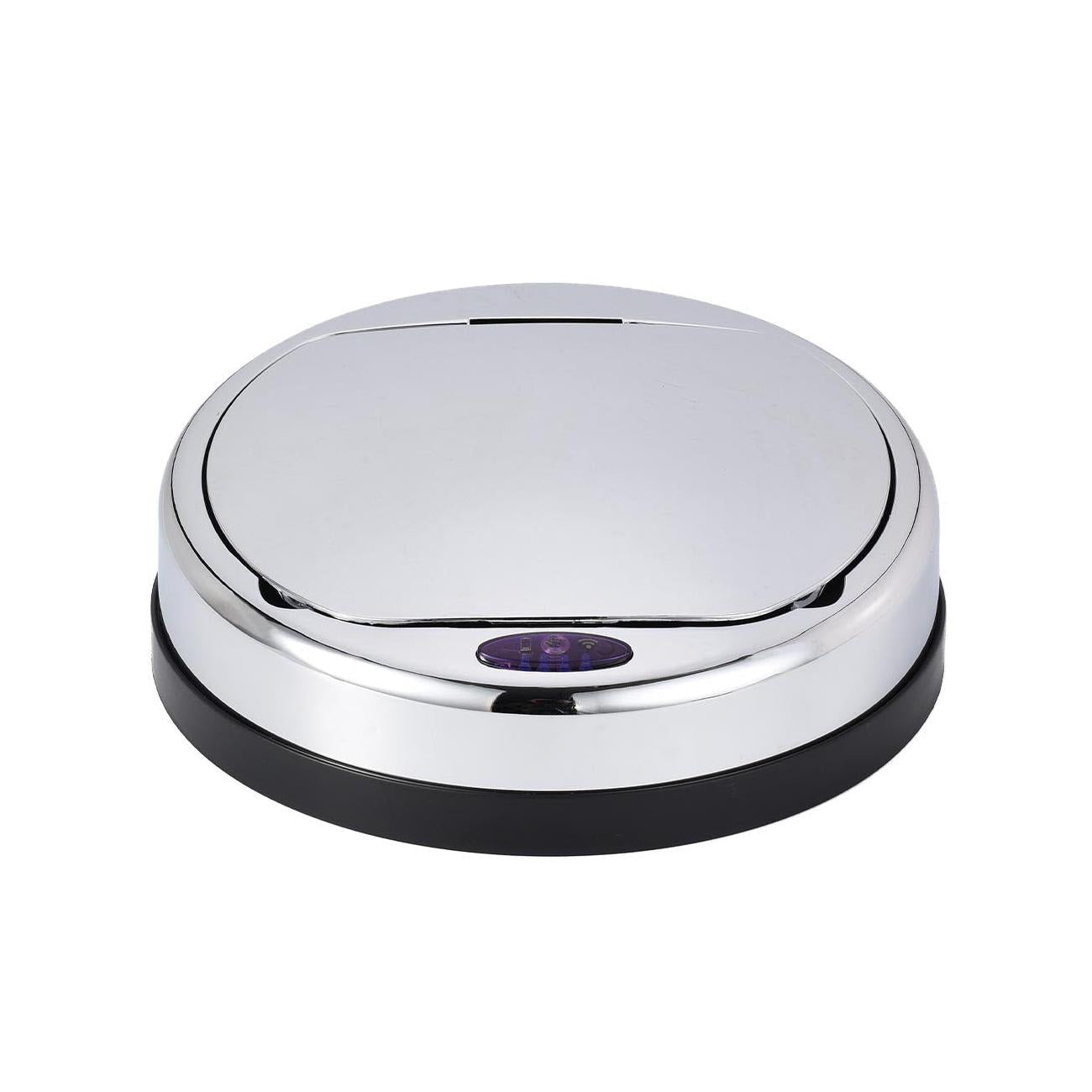 Couvercle de poubelle automatique rond modèle ARTIC Chrome