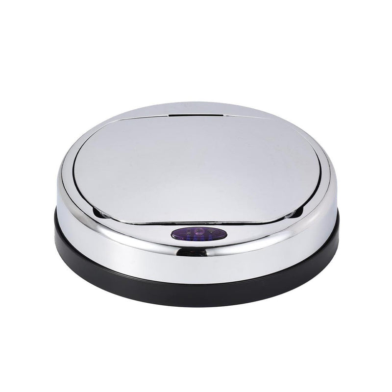 Couvercle de poubelle automatique rond modèle ARTIC Chrome