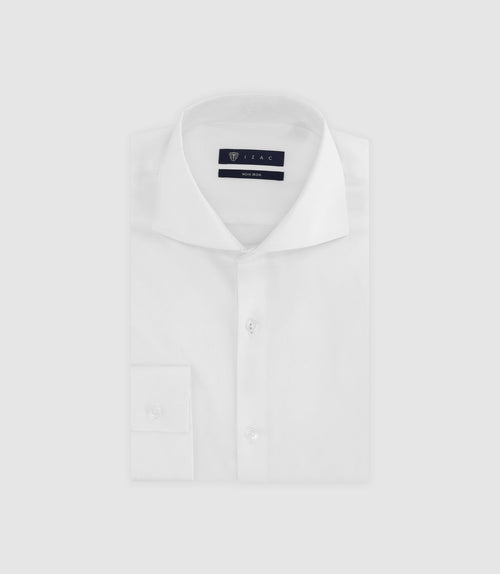 Chemise Infroissable Avec Broderie Blanche