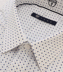 Chemise Avec Micro Motifs Blanche