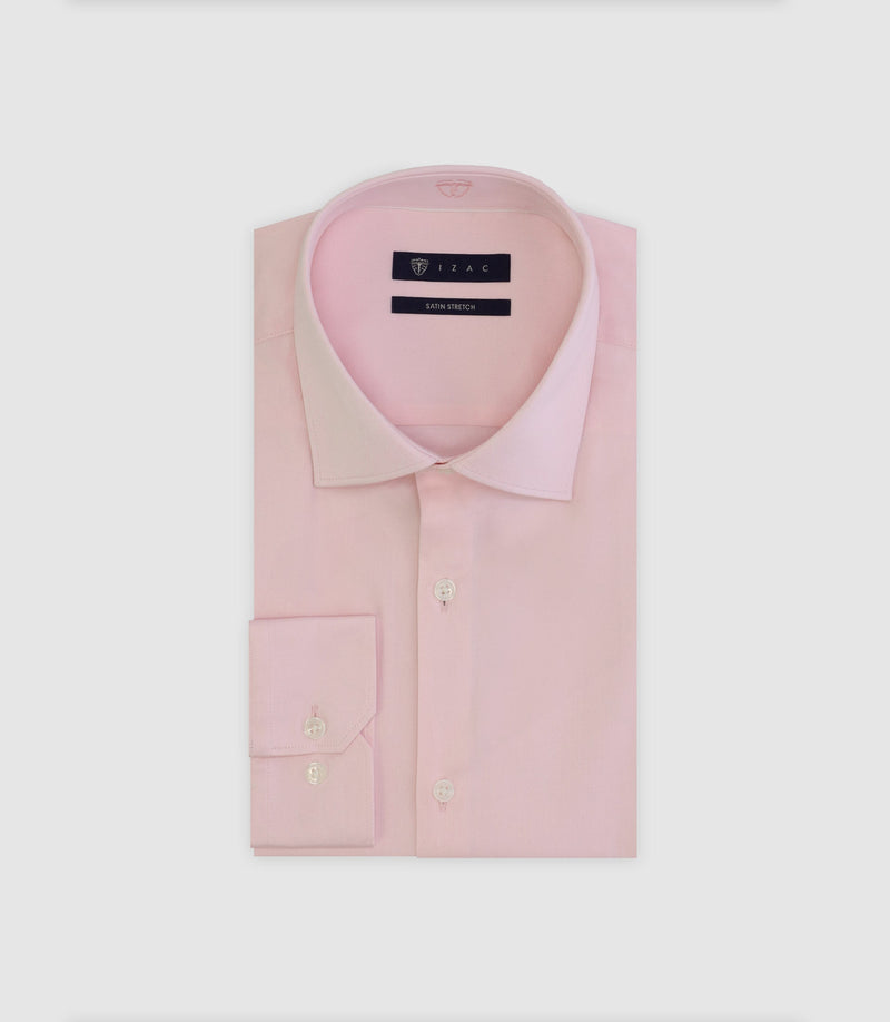 Chemise Ville Ajustée Rose