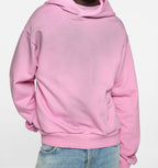 Fleece Logo Hættetrøje – Acne Studios – Rose Bonbon