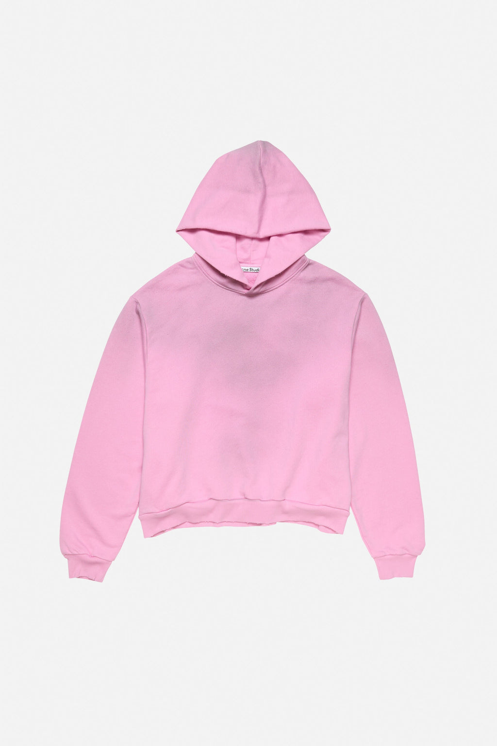 Fleece Logo Hættetrøje – Acne Studios – Rose Bonbon