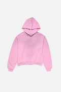 Fleece Logo Hættetrøje – Acne Studios – Rose Bonbon