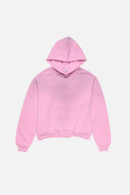 Fleece Logo Hættetrøje – Acne Studios – Rose Bonbon