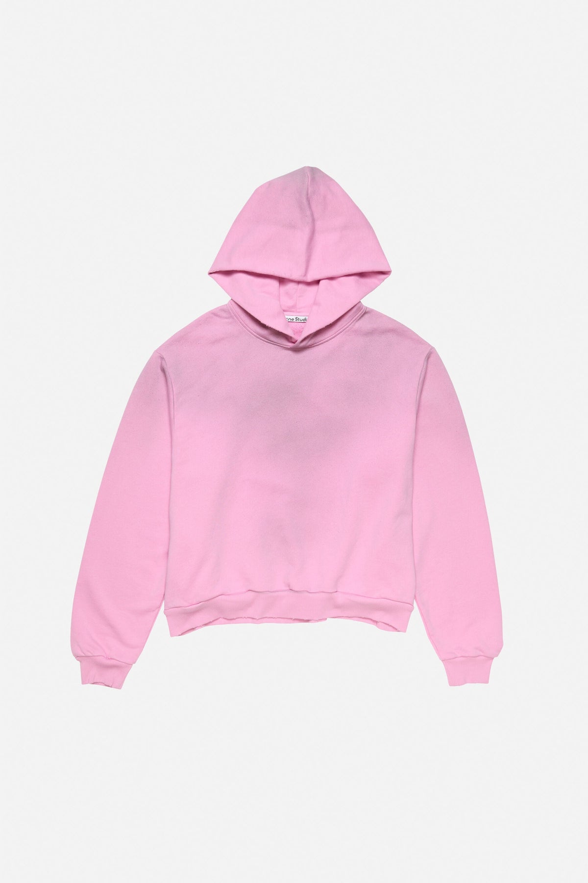 Fleece Logo Hættetrøje – Acne Studios – Rose Bonbon