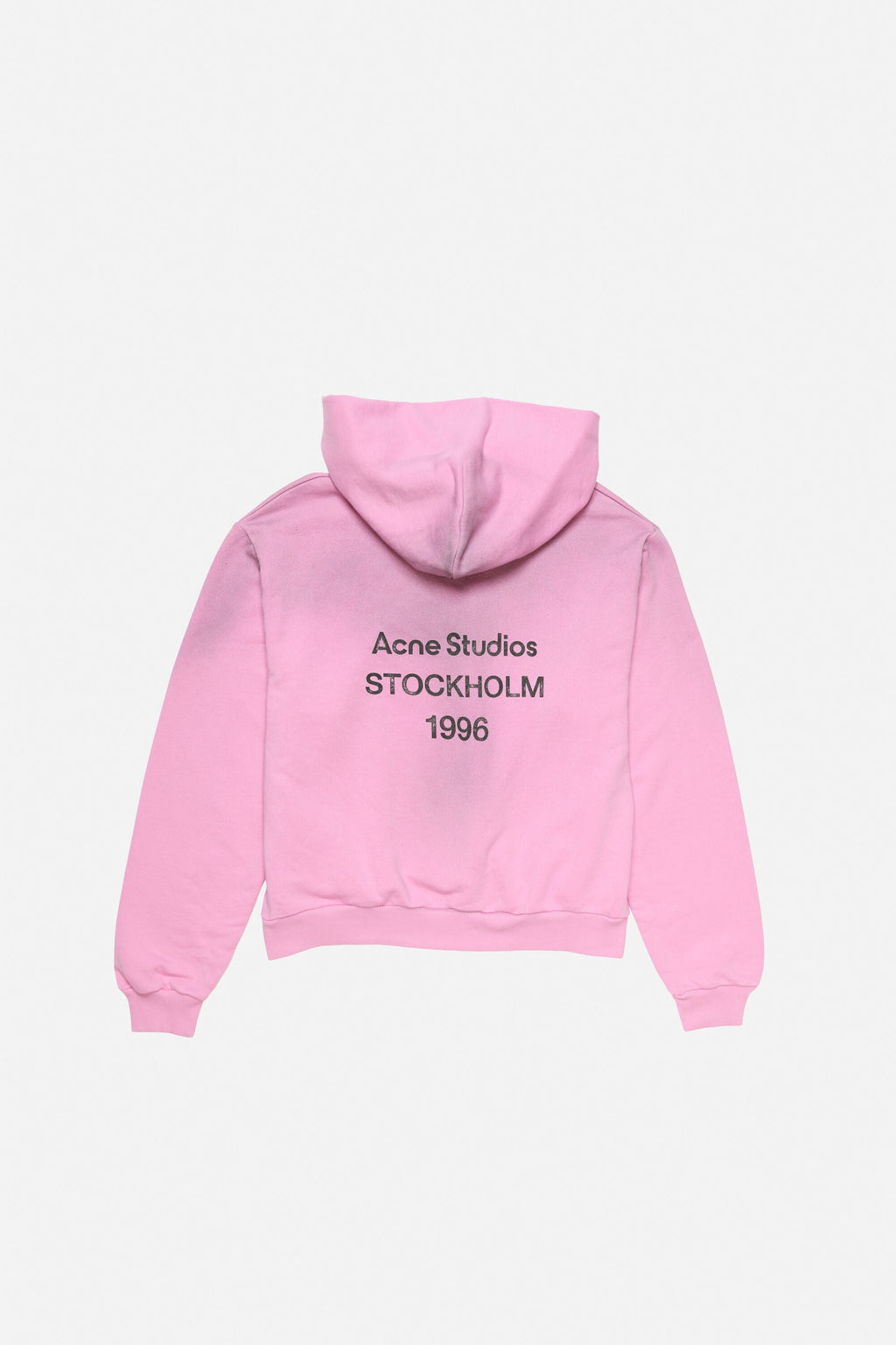 Fleece Logo Hættetrøje – Acne Studios – Rose Bonbon