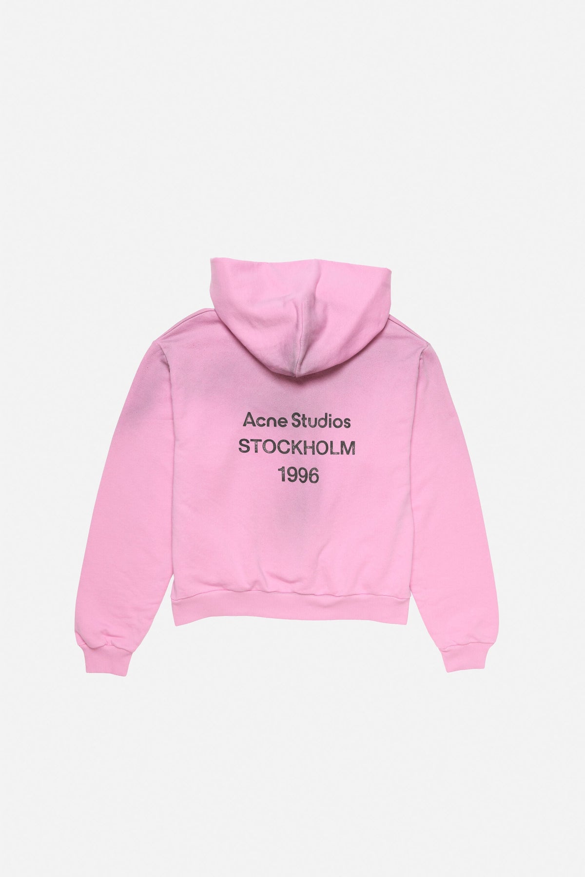 Fleece Logo Hættetrøje – Acne Studios – Rose Bonbon