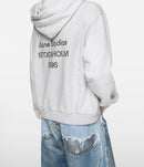 Hoodie Fleece Logo – Acne Studios – Gris Chiné