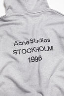 Hoodie Fleece Logo – Acne Studios – Gris Chiné