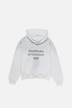 Acne Studios - Logo Fleece Hoodie – Heather Gray
