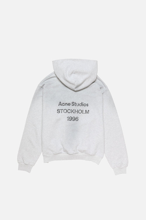 Hoodie Fleece Logo – Acne Studios – Gris Chiné