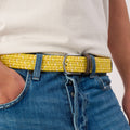 Multicoloured Elastic Braided Belt - Marmara