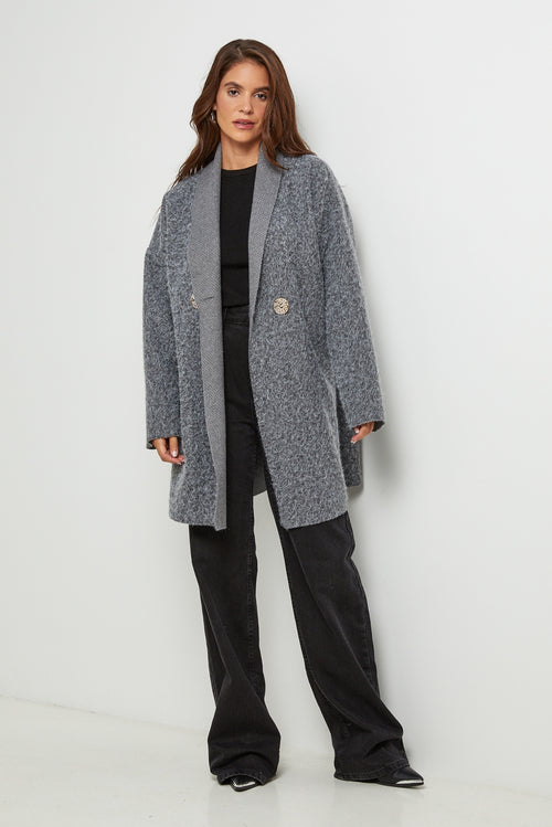Ci619 Coat - Grey