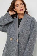 Ci619 Coat - Grey