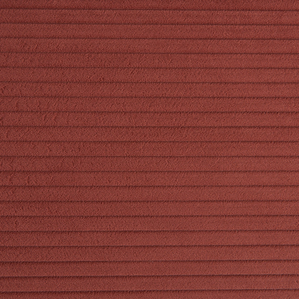 Cibola - Divano lineare trasformabile a 3 posti - Velluto a coste terracotta