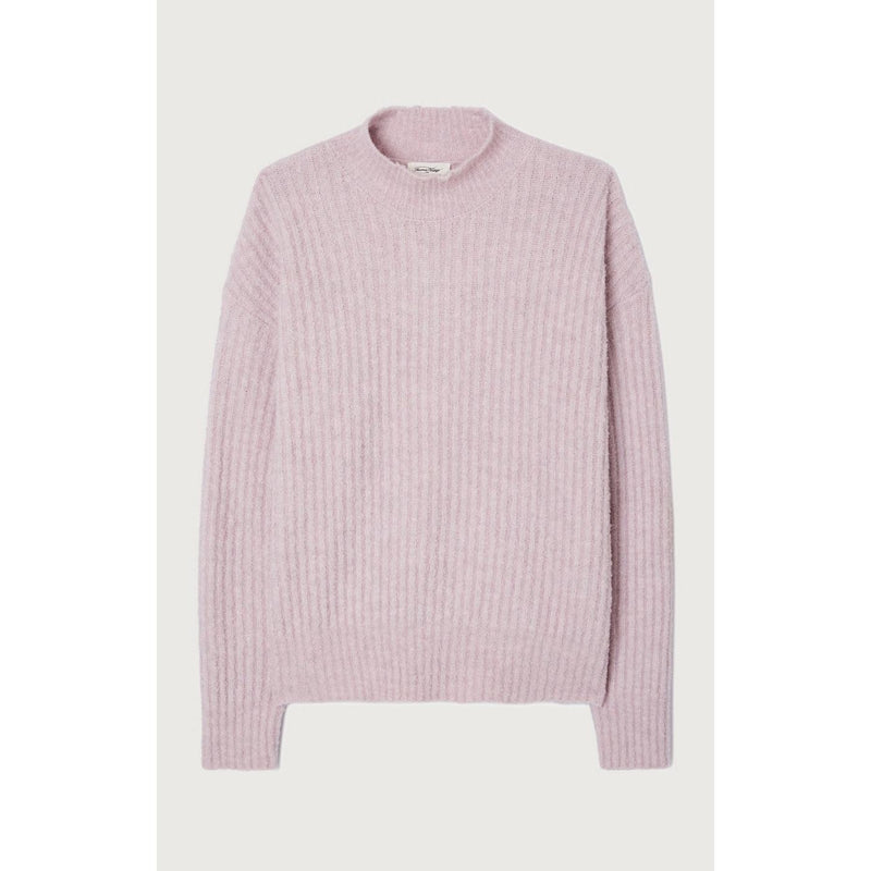 Pull Col Montant - Baby Lilas Chine - Femme