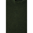 Pull Col Montant - Kaki Chine Noir - Femme