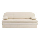 Cila - Banquette Convertible 3 Places - Tissu Beige