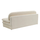 Cila - Banquette Convertible 3 Places - Tissu Beige