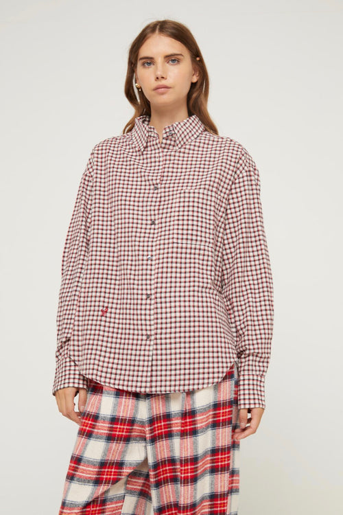 Abbas shirt - Red Check