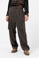 Pantalon Cargo - Sew1 Black/Taupe