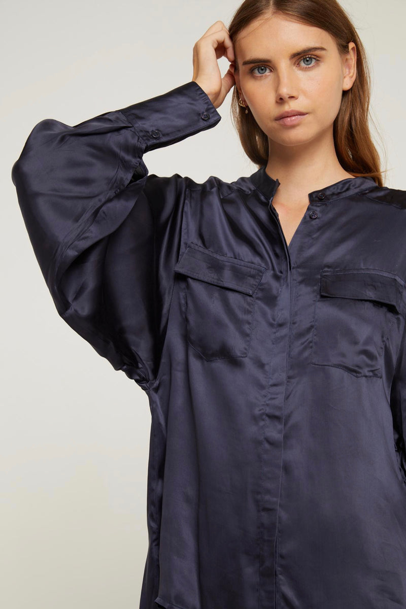 Chemise Cuba - Navy Blue