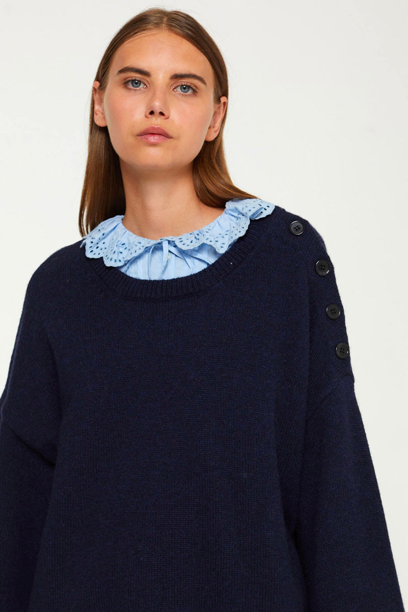 Jade Sweater - Navy Blue