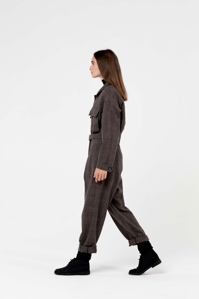 Jumpsuit Jeep - Black/Taupe