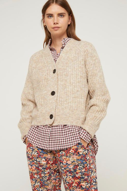 Jules Cardigan - Misty Beige