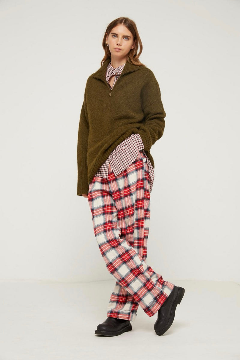 Pantalon Julian - Tartan Red Check