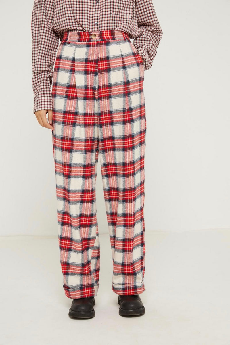 Pantalon Julian - Tartan Red Check