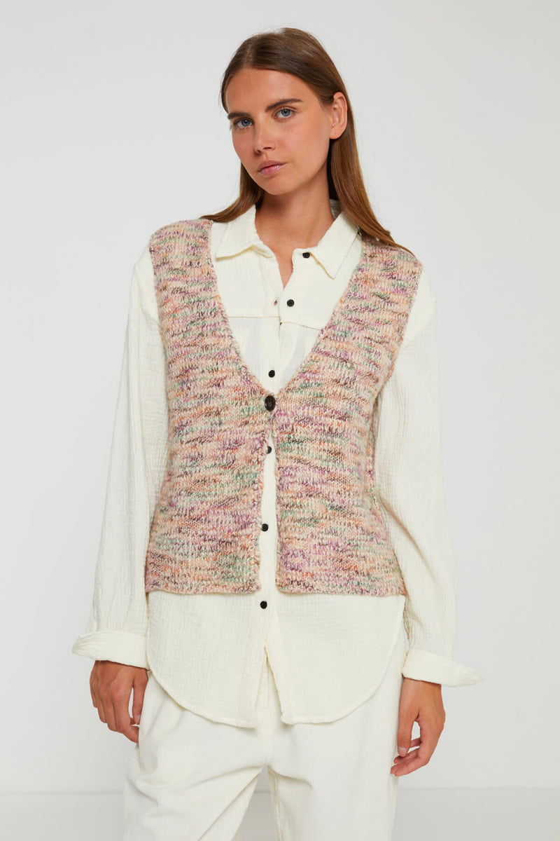 Kiku Jacket - Pink Melange