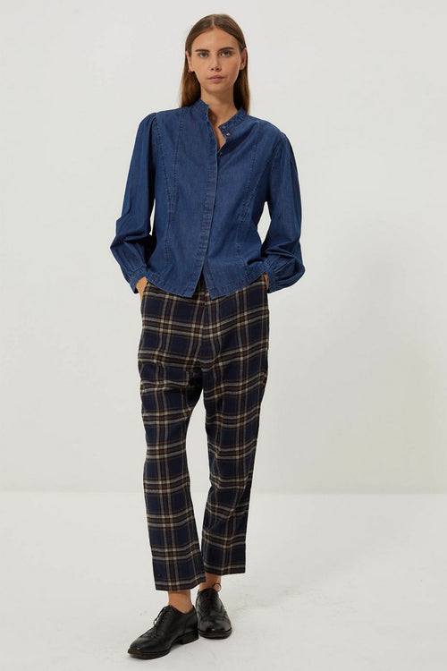 Lesia Pants - Blue Check