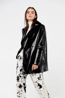 Livio Coat - Black Vinyl