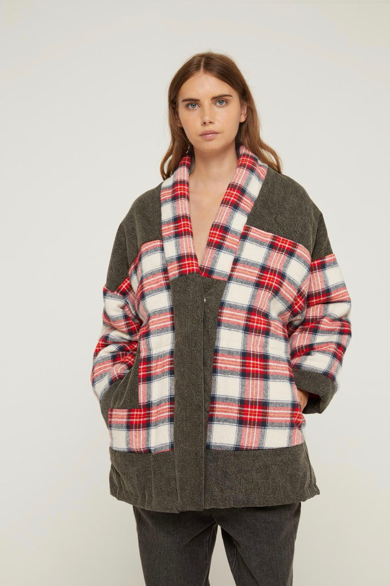 Luck Jacket - Tartan Red Check