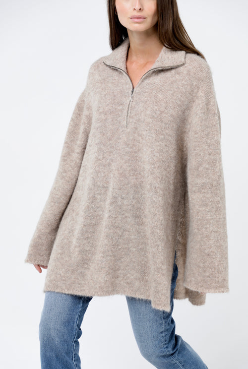 Manile Sweater - Beige Melange