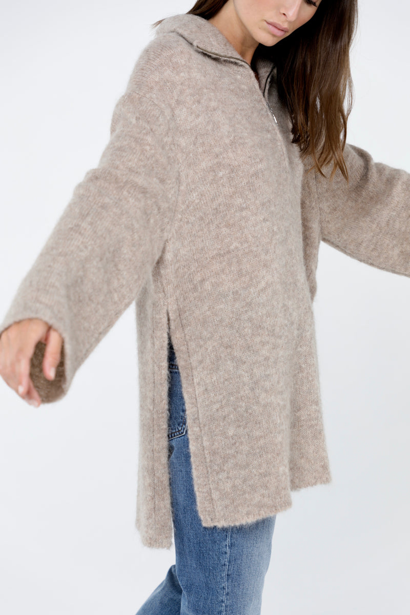 Pull Manile - Beige Melange