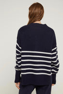 Pull Massilia - Navy Blue/Ecru