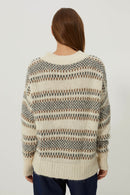 Morgann Sweater - Stripe Motif