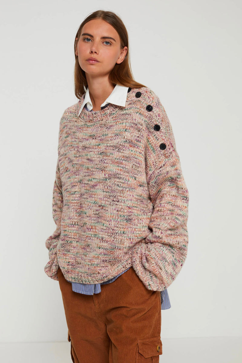 Moune Sweater - Pink Melange