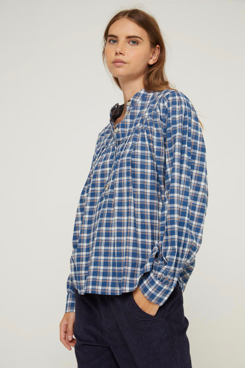 Blusa Noam - A cuadros azules