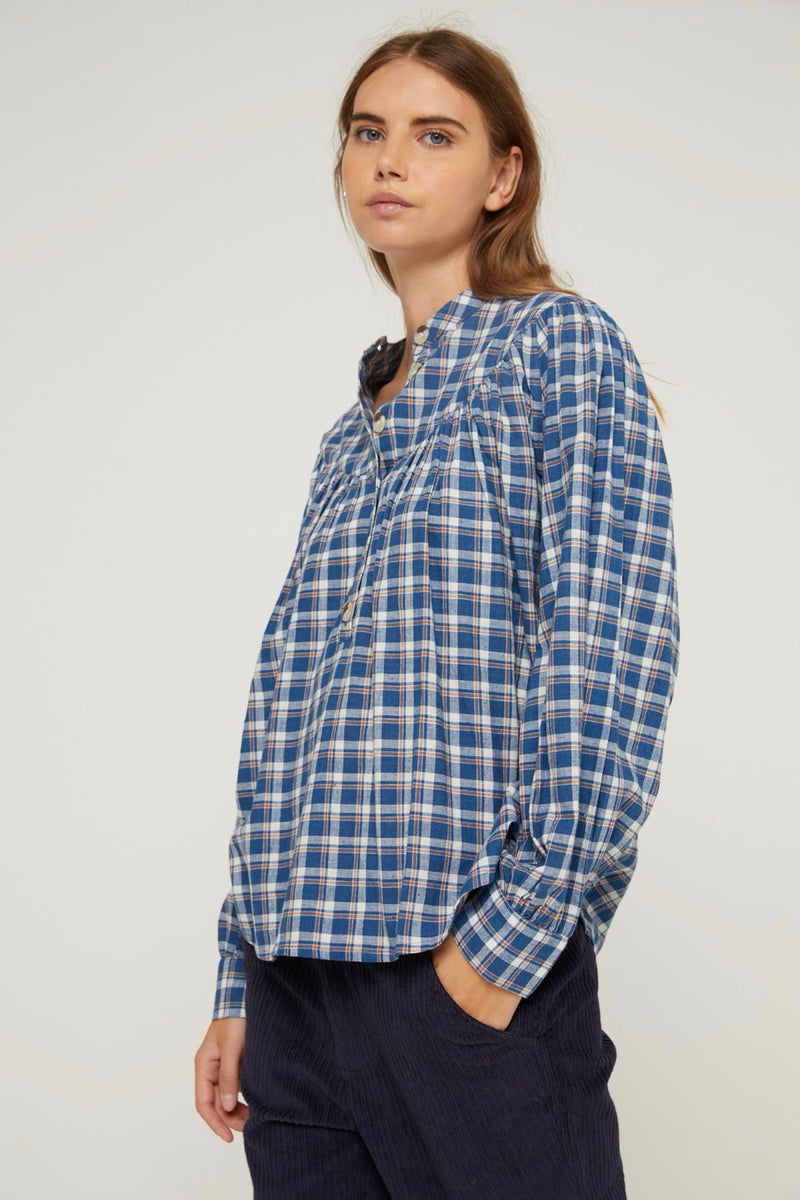 Blusa Noam - A cuadros azules